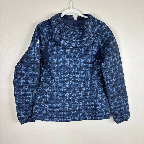 Eddie Bauer First Ascent Goose Down 800 Puffer Jacket Women’s Size M Blue Hooded - Picture 6 of 9